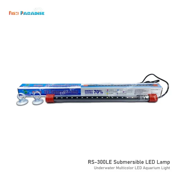 RS-300LE Submersible LED Lamp and it is also Underwater Multicolor LED Aquarium Light.