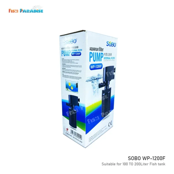 Aquarium Internal Filter Sobo WP-1200F